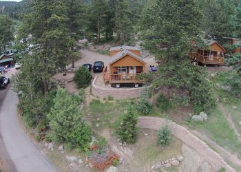 Deluxe Loft Cabin at RV Park Estes CO