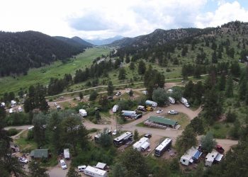 Campsites at RV Park Estes CO