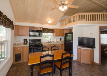 Deluxe Loft Cabin at RV Park Estes CO