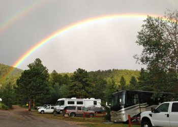 Campsites at RV Park Estes CO