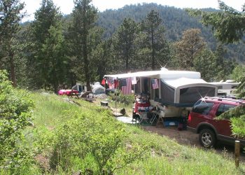 Campsites at RV Park Estes CO