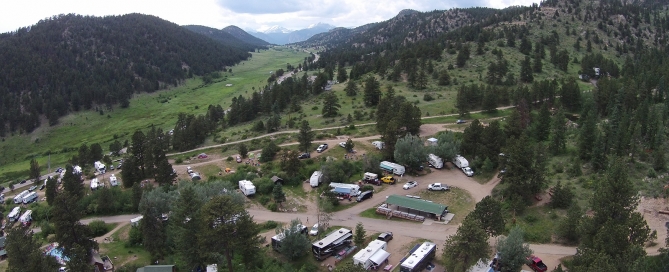 DJI a at RV Park Estes CO