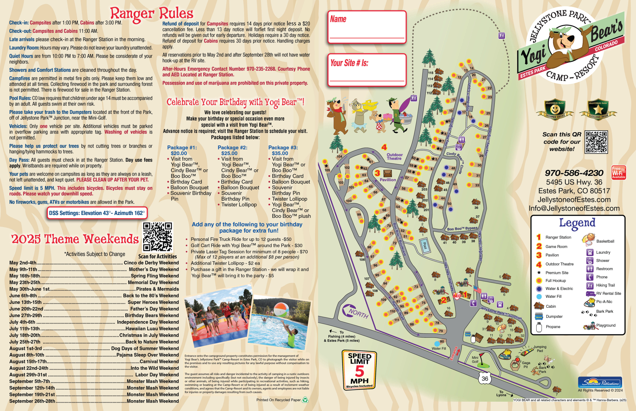 jep brochure 2025 final front at RV Park Estes CO