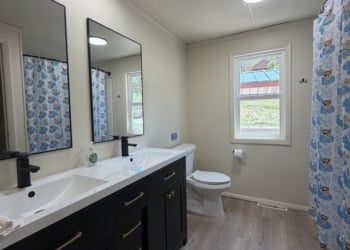 C8 Rustic Bear Lodge Bathroom